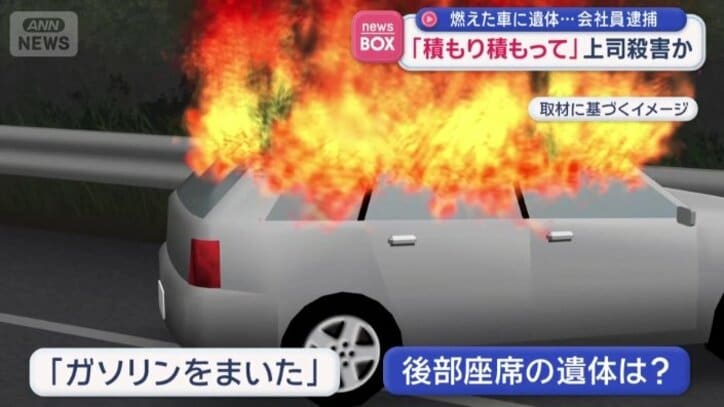 後部座席の遺体は…