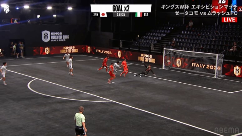 どういう状況？ サッカー世界大会で“1分間に4得点”日本チームが理不尽ゴールラッシュ…元スペイン代表レジェンドが考案“独自ルール”にファン熱狂