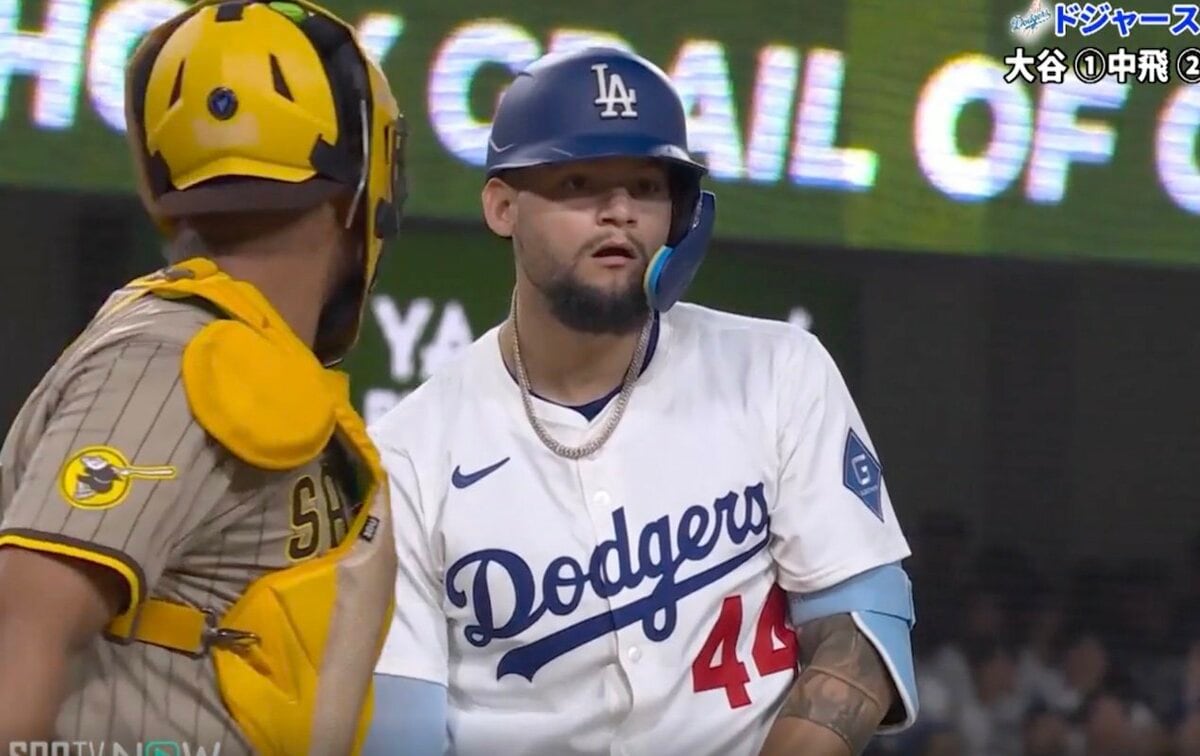 ウソでしょ…！？ ド軍・パヘス、とんでもない死球で“衝撃の行動”「すげ