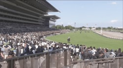 名馬の登場に競馬ファン大歓声… 大一番で“誘導役”先輩馬が母の日のあしらいで登場のシーンが話題に「美しさも可愛さも兼ね備える」