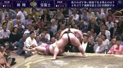 「力士の幸せを噛みしめて」解説の式秀親方、優勝争いの剣翔にメッセージ