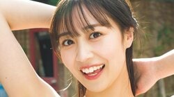 ロング黒髪と笑顔が印象的な“超大型新人” 溝端葵が『週プレ』で初グラビア