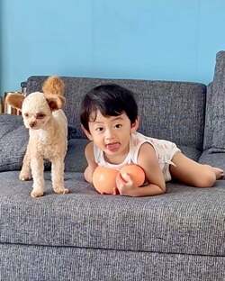  おばたのお兄さん、成長した息子の様子を公開「身体能力も伸びてきて」 