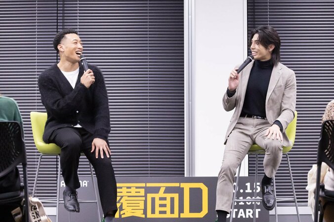 関口メンディー「実は今、隼も観に来ていた」『覆面D』試写会に小森隼がこっそり参加 2枚目