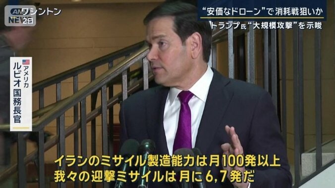 アメリカ　ルビオ国務長官（2日）