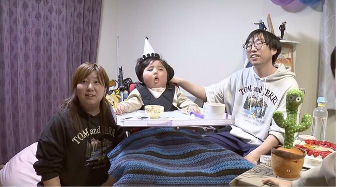 緋沙子さん（左）、凰ちゃん（中）、翔さん（右）