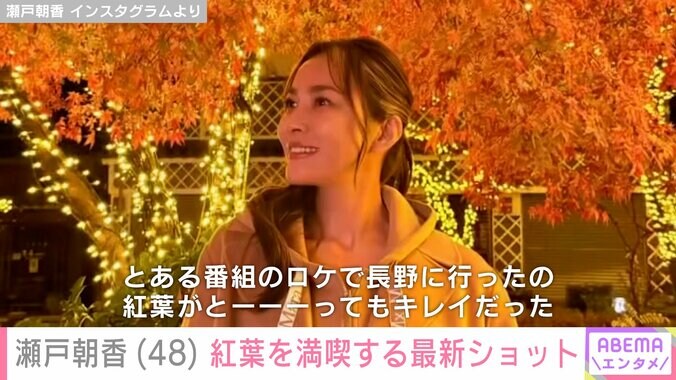 瀬戸朝香 Instagramより