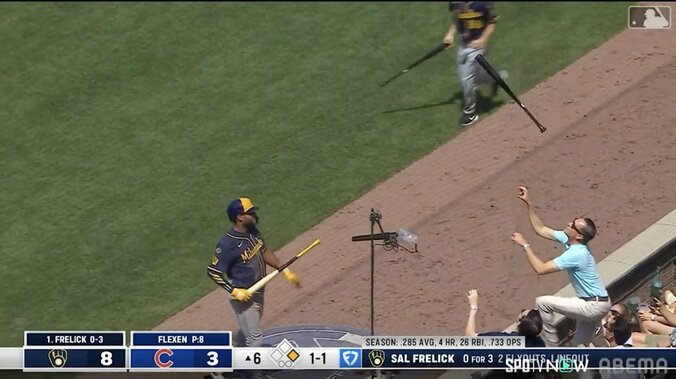 【写真・画像】「なんて美しいフォロースルーなんだ！」鈴木誠也の“爆速ロケット弾”にX沸騰　被弾投手は口半開きで呆気に取られる　1枚目