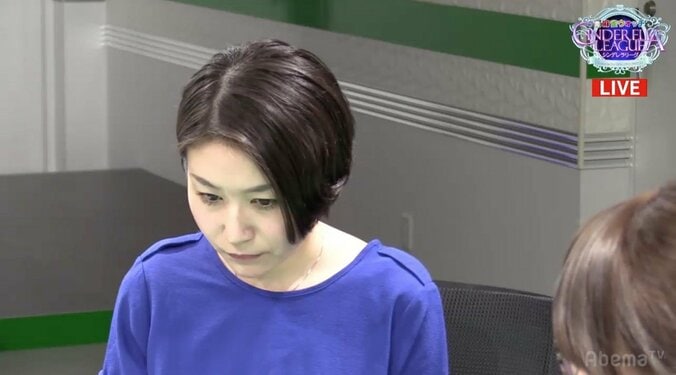 川又静香が3トップで躍進！／麻雀・シンデレラリーグ　第3節Cブロック1卓 3枚目