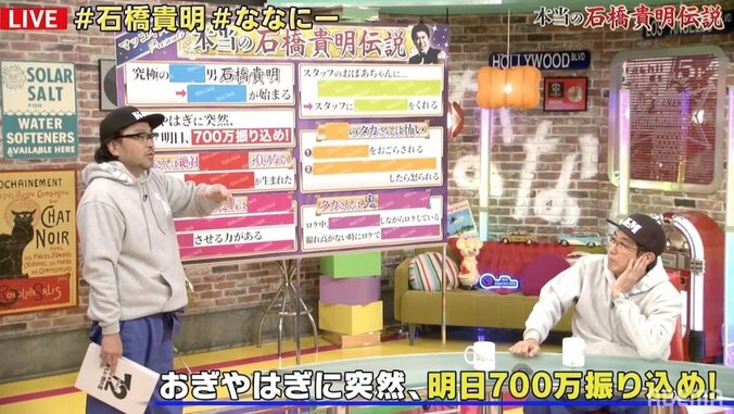 石橋貴明がおぎやはぎに「明日700万円振り込め！」 マッコイ斉藤氏が明かす“本当の石橋貴明伝説” 2枚目