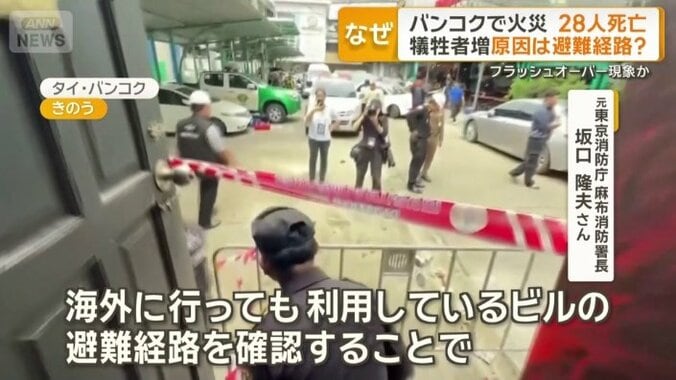 旅先で火災から身を守るには