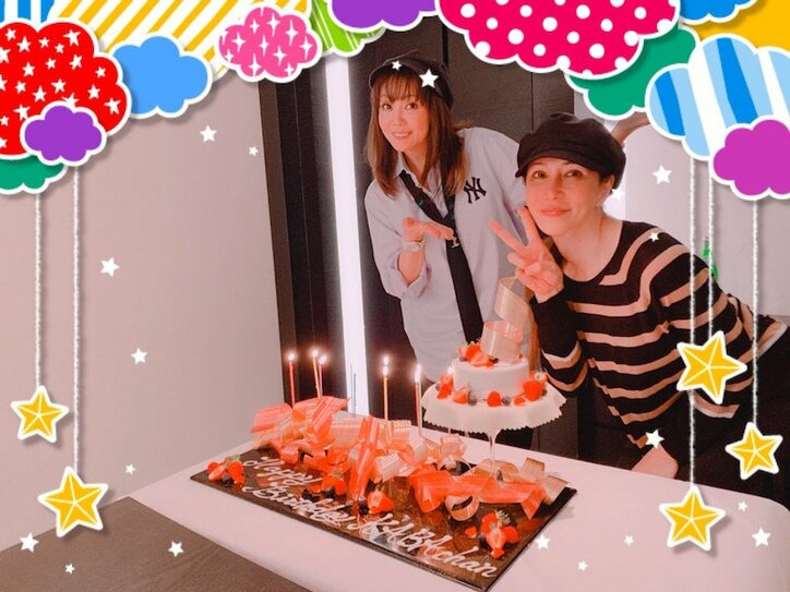 小川菜摘、KABA.ちゃんの誕生日祝いで驚き「いよいよこちらの領域に来たね」