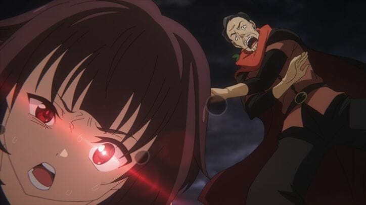 「この素晴らしい世界に爆焔を！ 」場面カットめぐみん第1話2