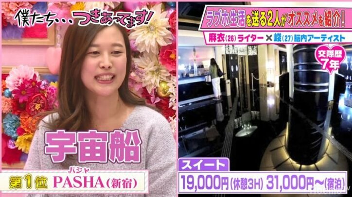 30日間で30ヶ所のラブホに泊まったカップルがおススメする第1位は？矢口「普通に行けそう！」と興味津々