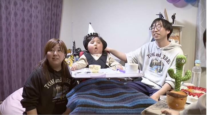 緋沙子さん（左）、凰ちゃん（中）、翔さん（右）