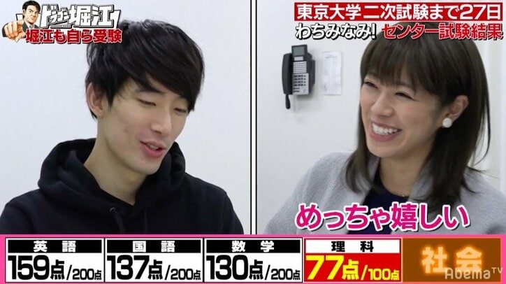 グラドル・わちみなみ、センター試験の採点結果を発表!