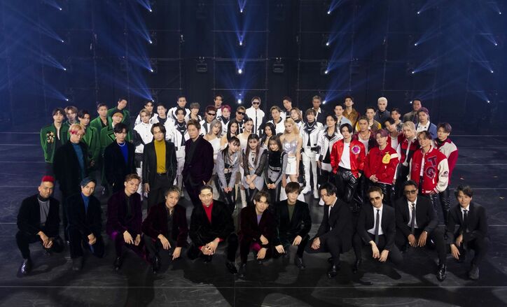 2021年を締めくくるEXILE TRIBEによるLIVE『LIVE×ONLINE COUNTDOWN 2021▷2022』が開催！ファン熱狂のライブステージで2022年の幕明け