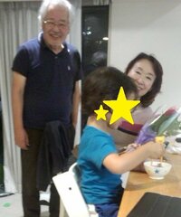 三田佳子『元気が欲しくて、孫の家にちょっと立ち寄り。　来て良かった！』