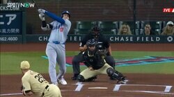 大谷翔平の通算11本目先頭打者から“MVPトリオ”の3者連続アーチ！2試合連続の44号で8月12本目　2位オズナと7本差