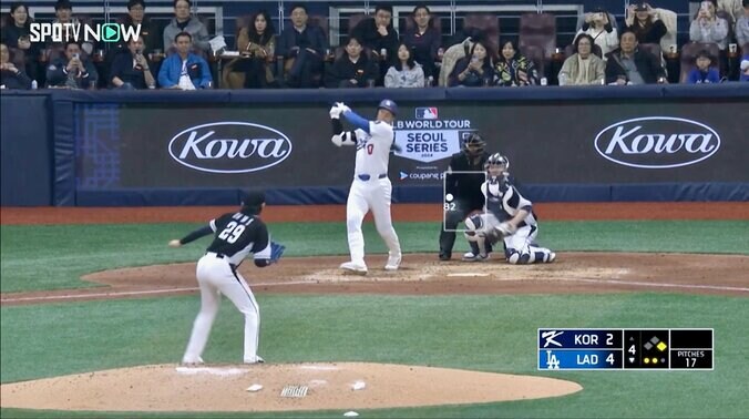 【写真・画像】大谷翔平に「なんとか1本打ってほしい」ファンの期待打ち砕く“大谷シフト”発動の瞬間 「引っかかったかぁ」SNSも落胆した一二塁間の攻防　1枚目