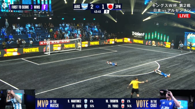 衝撃失点に崩れ落ちた日本の選手たち