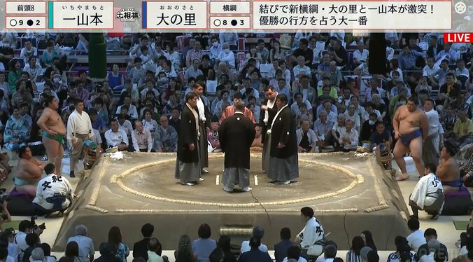 異例尽くしの結びの一番