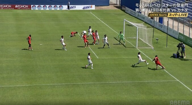 U-19日本代表戦で痛恨失点が取消…まさかの判定に「あれ？」「出てなくね？」ファン複雑、鄭大世氏「出てないですね」指摘も 4枚目