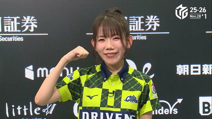 【写真・画像】強きバイプレイヤー・浅見真紀、白熱のシーソーゲームを粘り勝ち ライバル直撃弾で個人3勝目「アガりきれて良かった」／麻雀・Mリーグ　1枚目