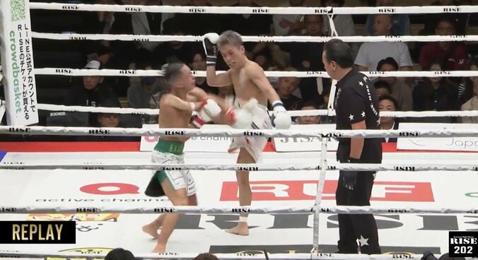 試合終了ゴングと同時に“戦慄”の左ハイカウンターが炸裂！ 劇的決着に「まじかw」「これは悔しすぎる」 3枚目
