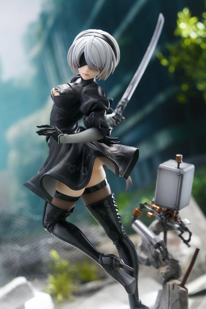 【写真・画像】アニメ『NieR:Automata Ver1.1a』より「2B」が1/7スケールフィギュアになって登場！　2枚目