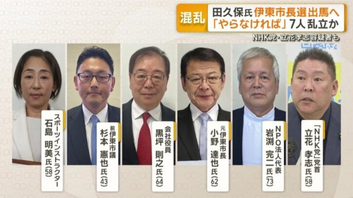  7人乱立か