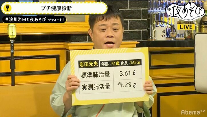 声優・浪川大輔＆岩田光央が肺活量測定で好記録「20代くらいなんじゃない？」