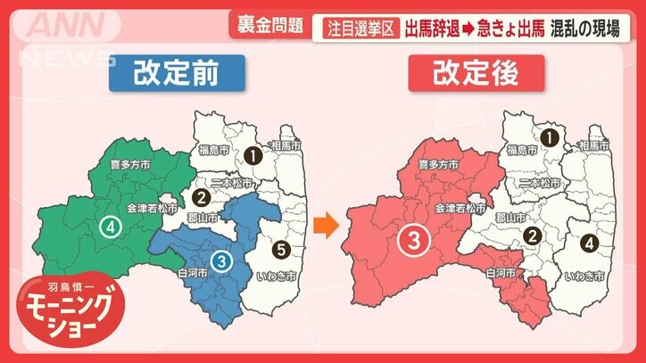 衆院選スタート　注目の福島3区、ドタバタ“自民”vs一本化なし野党　裏金問題が争点に