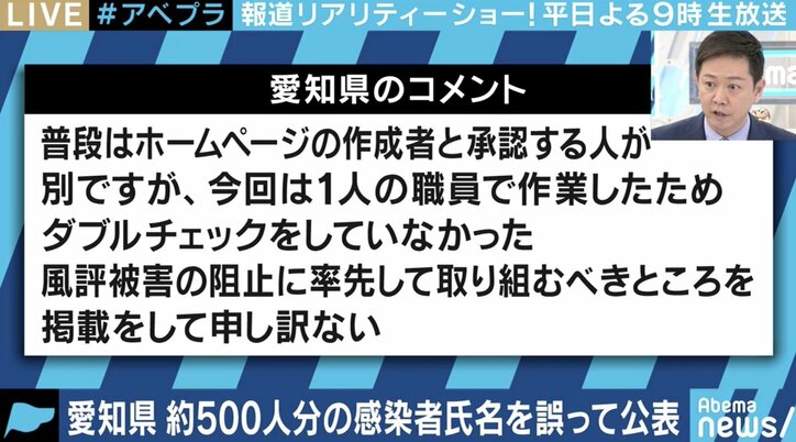 感染者への批判や偏見、検査を受けなくなってしまう懸念…愛知県HPが新型コロナウイルスで誤掲載
