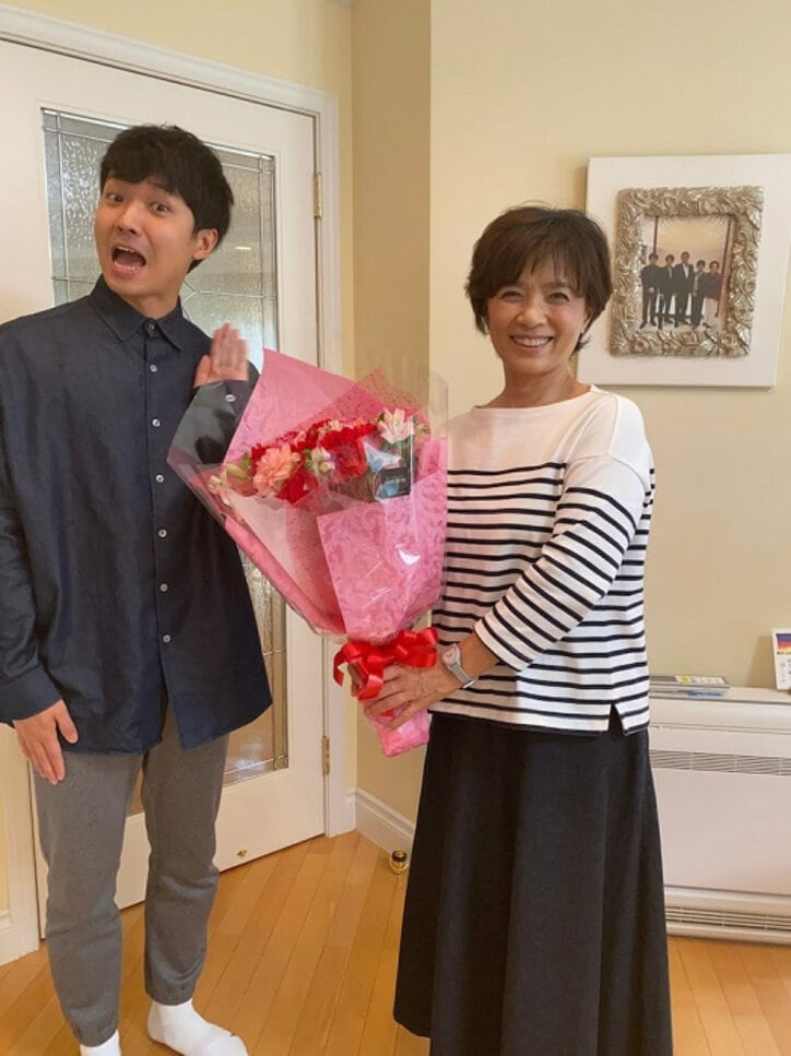 渡辺徹、妻・榊原郁恵と息子・裕太の2ショットを公開「入院中ながら心が癒される」