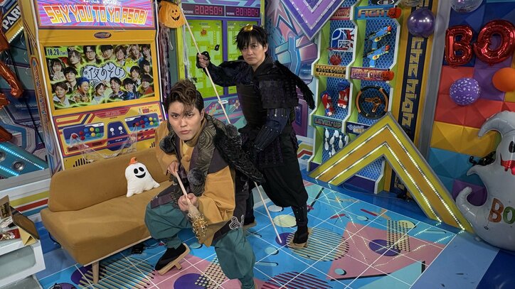 [照片/圖片] 「顏值爆表！」下野紘＆入野自由換上「一本木屐」和全妝變身“烏天狗”！下野的天然「搞砸」橋段引來懲罰遊戲 1