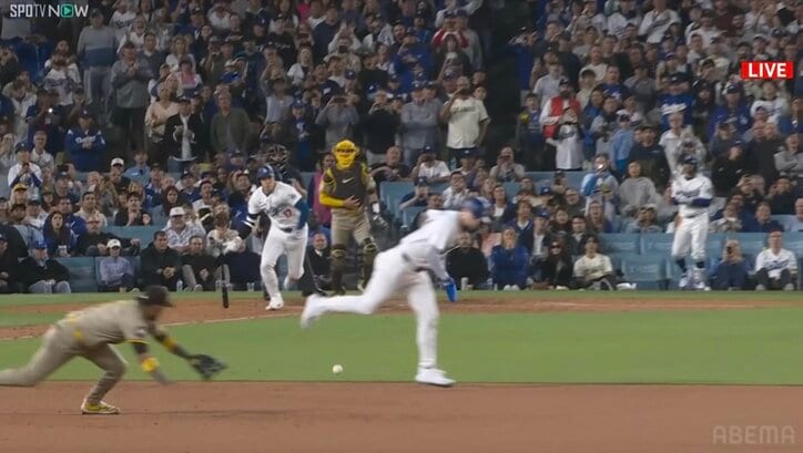 【映像】大谷の決勝タイムリーに相手守備“ガックリ”