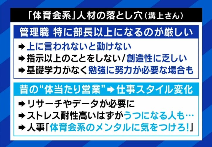 体育会系人材の落とし穴
