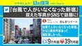 「台風で人がいなくなった新宿」の写真がSNSで話題