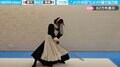 メイド服で抜刀術!?“メイド”の日に投稿された綺麗な太刀筋に「ヒューンってめちゃくちゃ良い音!」「メイド×刀ってしっくりくる…」の声