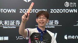 ちょっと照れちゃうゴールイン 渋川難波、オーラス横移動決着で今期初勝利「トップはトップなんで！」／麻雀・Mリーグ