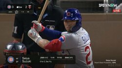 鈴木誠也が2試合連続長打＆打点マーク　超速犠牲フライ＆ツーベースでカブス5割復帰に貢献