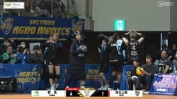 女子バレー、突如キレキレのロボットダンス チャレンジを待つ間の和やかタイムの一コマ