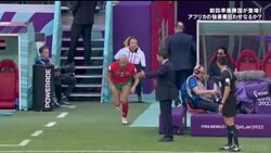 「何があった？」モロッコ代表監督と選手が後半に遅刻する“珍事”にサッカーファンが注目「トイレ混んでた？」大喜利合戦に発展も