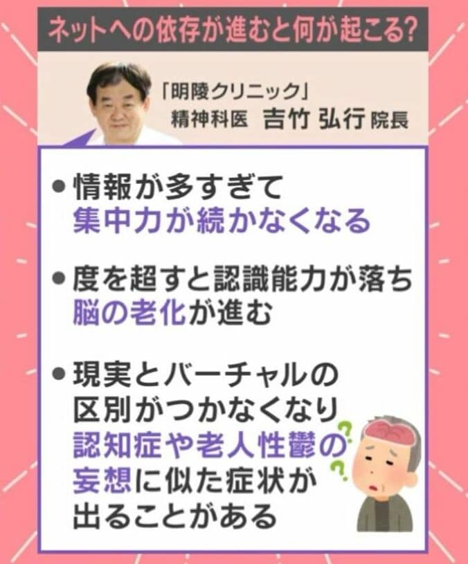 ネット依存が進むと何が起こる？