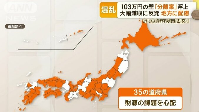 35の道府県、財源の課題を心配