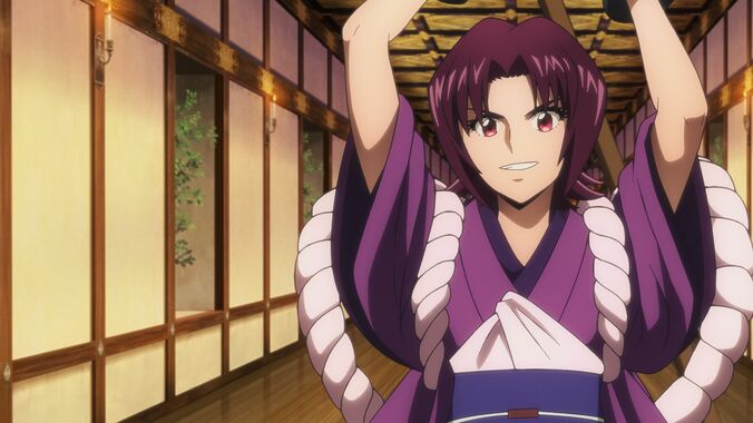 アニメ「るろうに剣心」本条鎌足場面カット