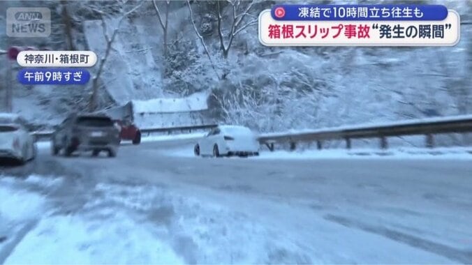 「路面が凍結」