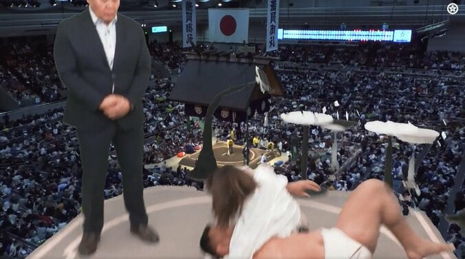 「これは放送事故w」“小柄美人”な五輪金メダリスト、衝撃の首投げで「切れ味やば～い」芸人悶絶 「ご褒美じゃね」ツッコミの声も 3枚目