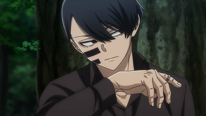 アニメ「桃源暗鬼」第3話無陀野無人場面カット